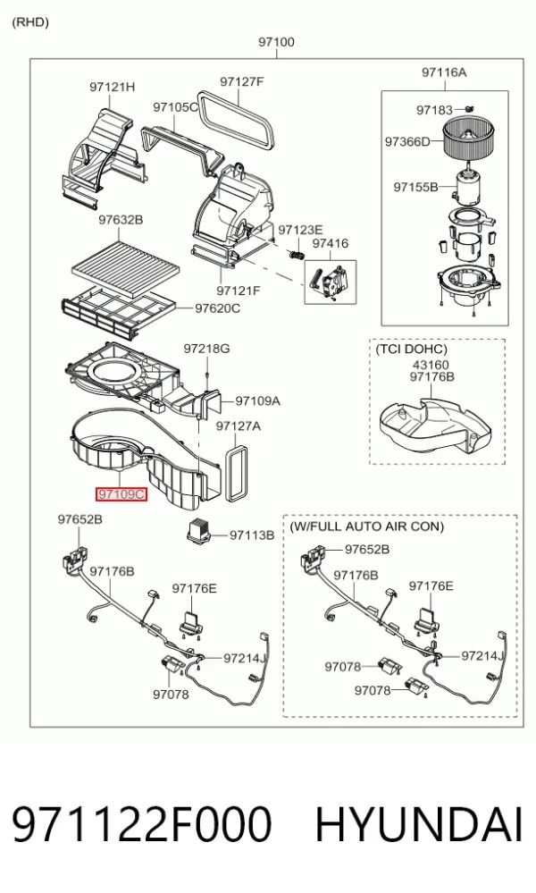  971122F000 Hyundai/Kia