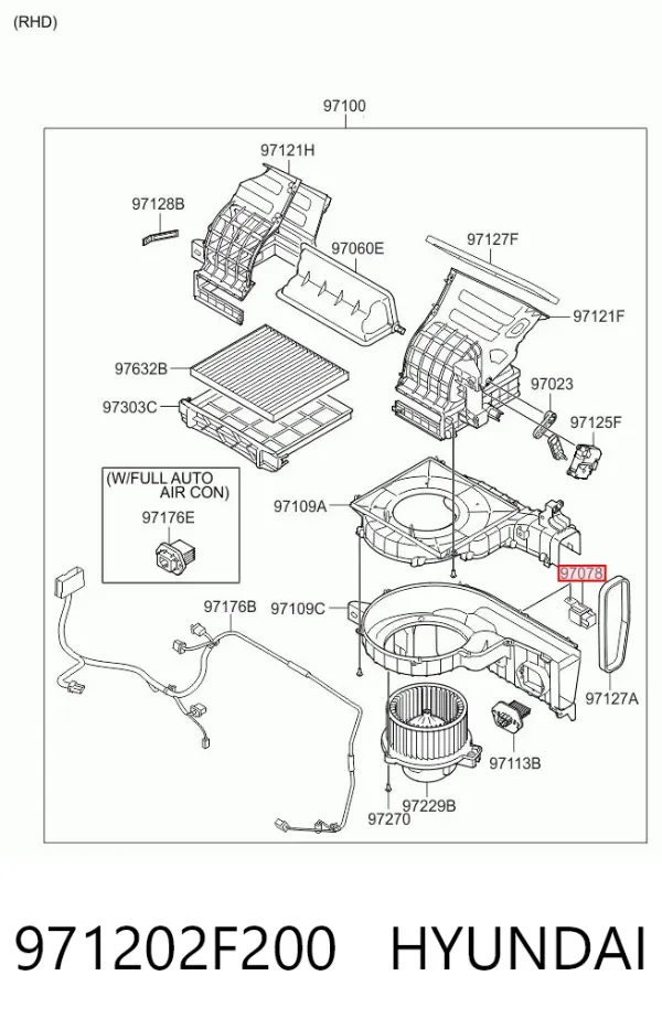  971202F200 Hyundai/Kia