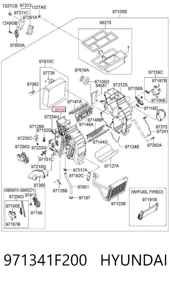  971341F200 Hyundai/Kia