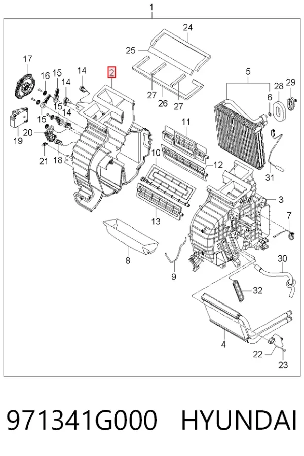  971341G000 Hyundai/Kia
