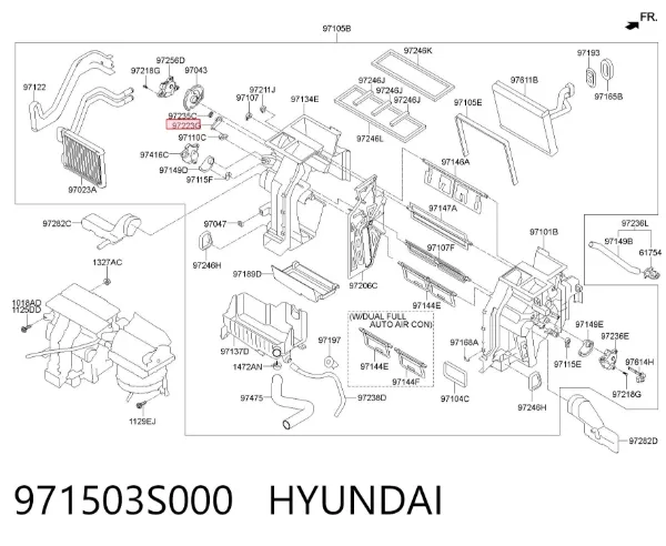  971503S000 Hyundai/Kia