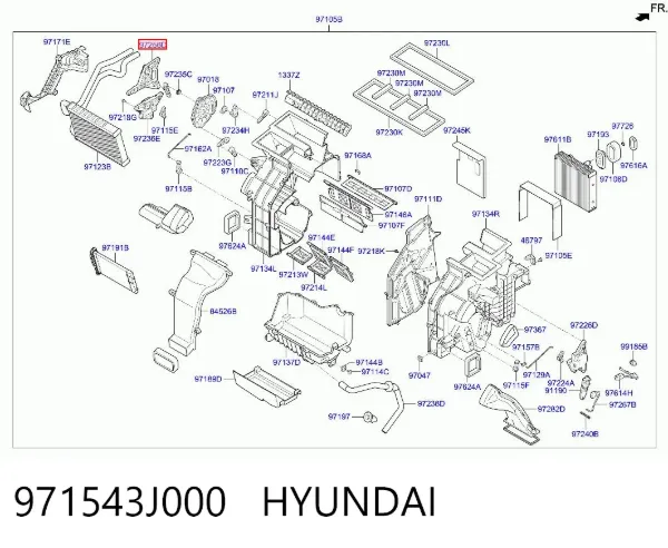  971543J000 Hyundai/Kia