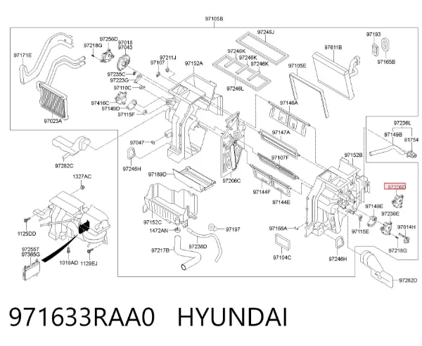  971633RAA0 Hyundai/Kia