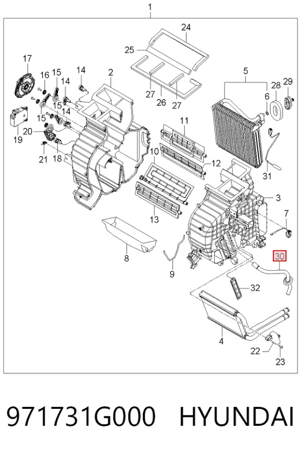  971731G000 Hyundai/Kia