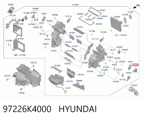  97226K4000 Hyundai/Kia