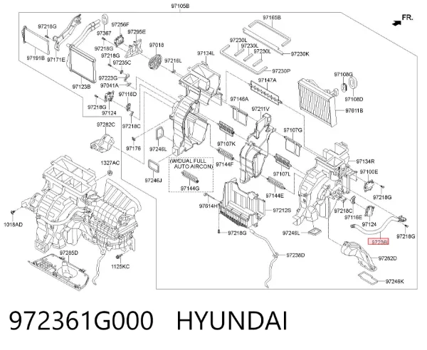  972361G000 Hyundai/Kia