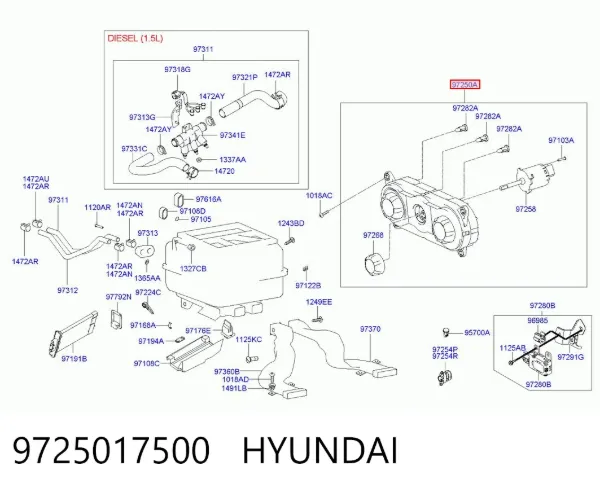  9725017500 Hyundai/Kia