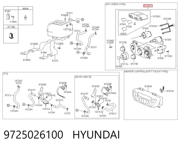  9725026100 Hyundai/Kia