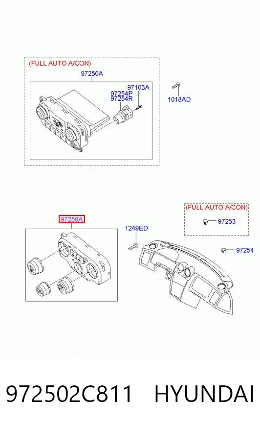  972502C811 Hyundai/Kia