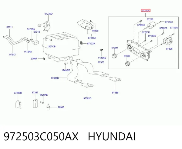  972503C050AX Hyundai/Kia