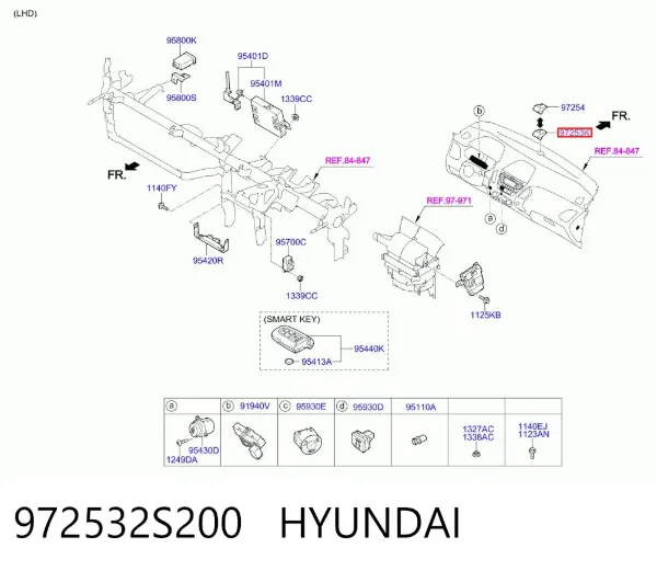  972532S200 Hyundai/Kia
