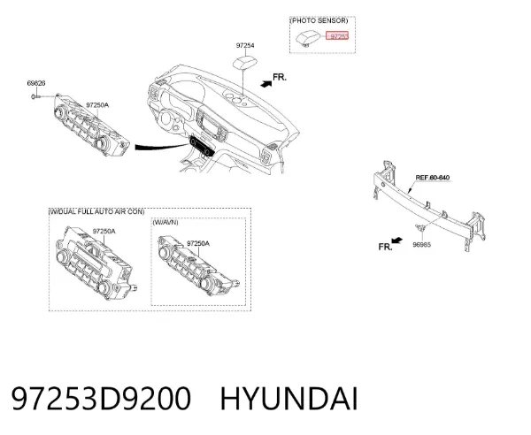  97253D9200 Hyundai/Kia
