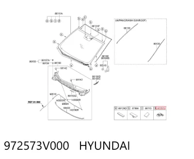 Датчик включения света HYUNDAI 972573V000