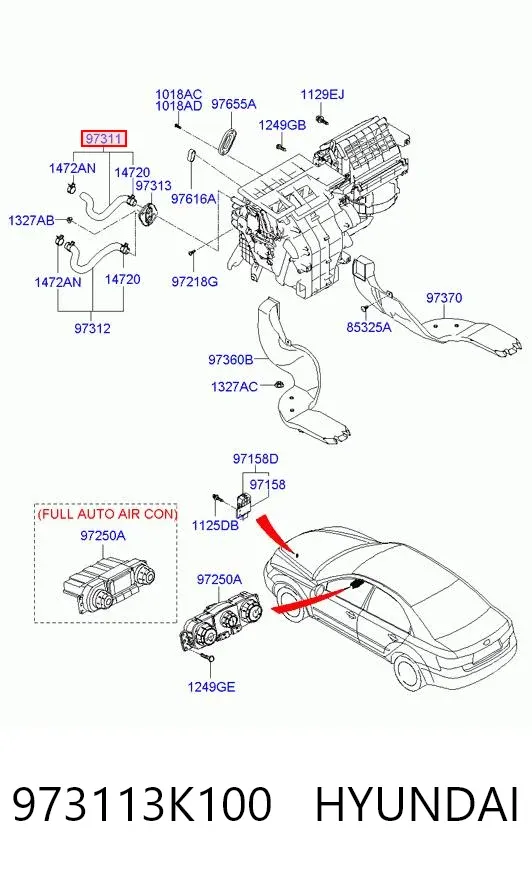  973113K100 Hyundai/Kia