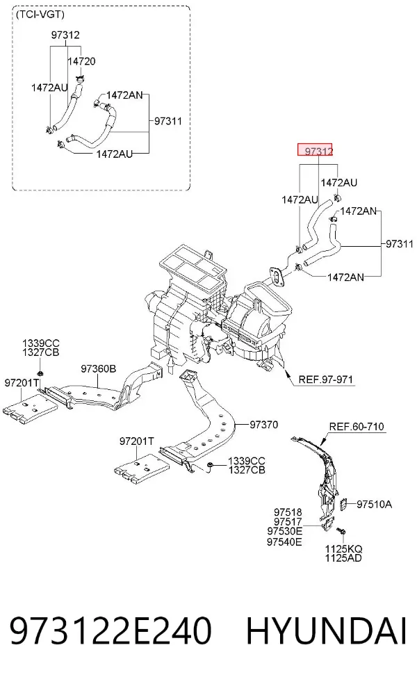  973122E240 Hyundai/Kia