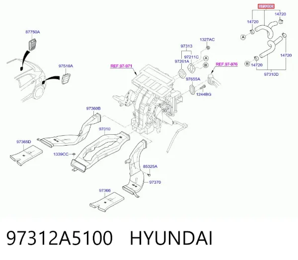  97312A5100 Hyundai/Kia