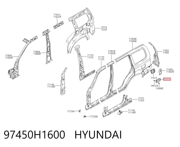  97450H1600 Hyundai/Kia