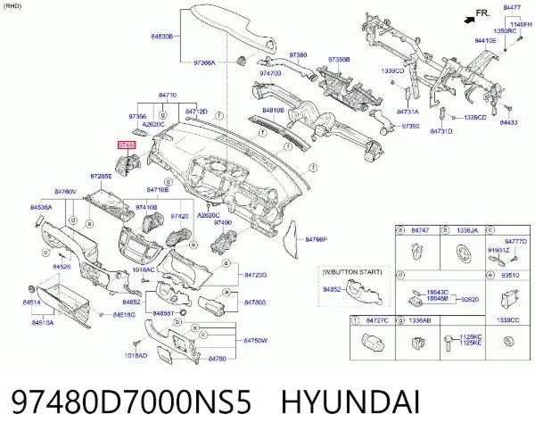  97480D7000NS5 Hyundai/Kia