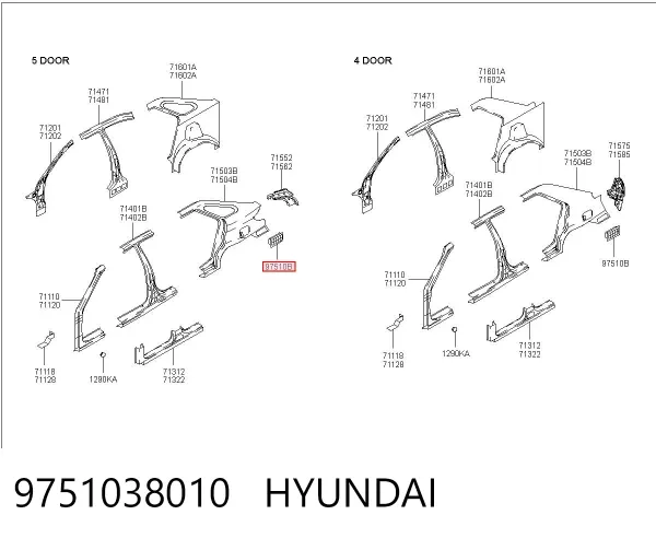  9751038010 Hyundai/Kia