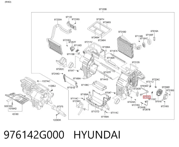  976142G000 Hyundai/Kia