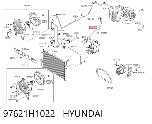  97621H1022 Hyundai/Kia