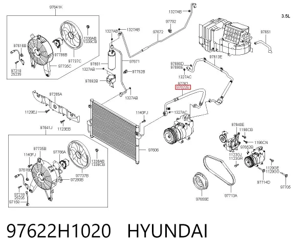 97622H1020 Hyundai/Kia
