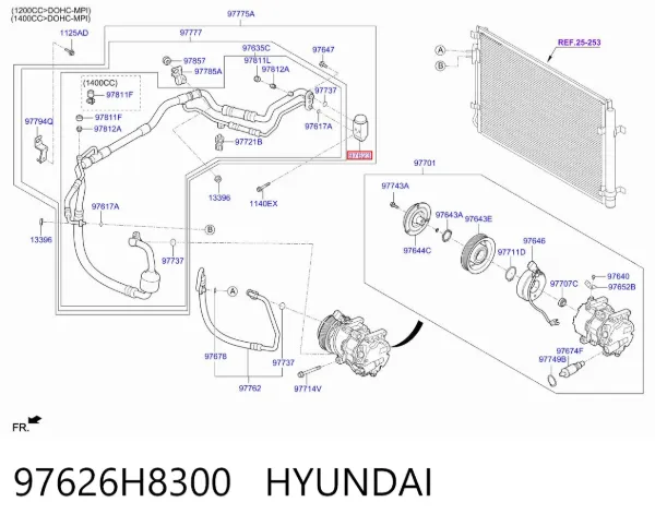  97626H8300 Hyundai/Kia