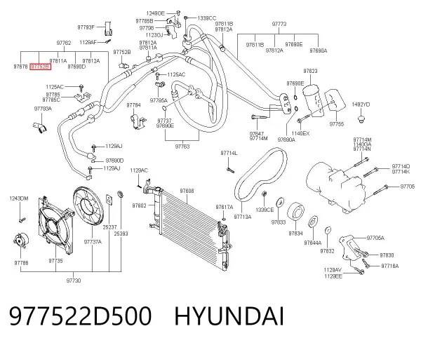 977522D500 Hyundai/Kia
