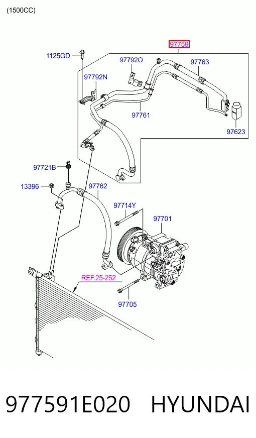  977591E020 Hyundai/Kia