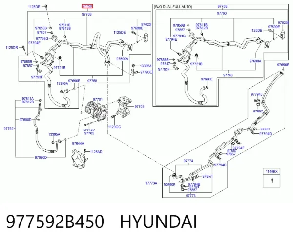  977592B450 Hyundai/Kia