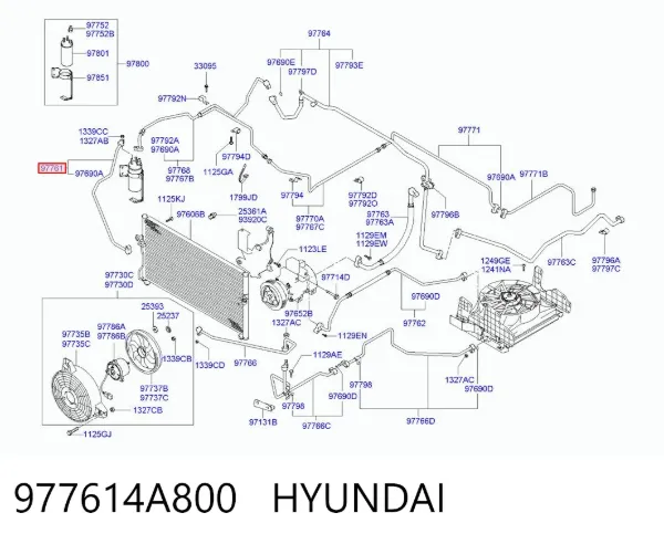  977614A800 Hyundai/Kia