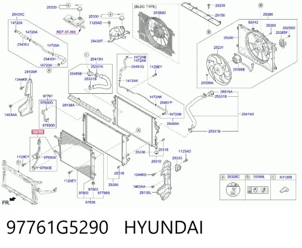  97761G5290 Hyundai/Kia