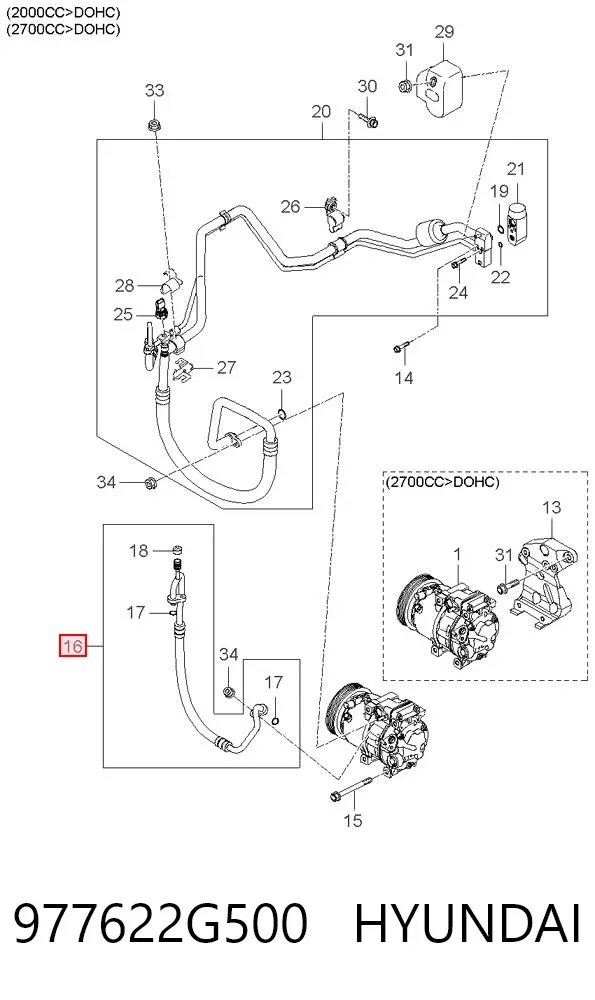  977622G500 Hyundai/Kia