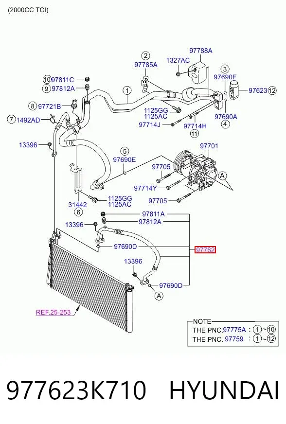  977623K710 Hyundai/Kia