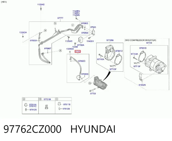  97762CZ000 Hyundai/Kia