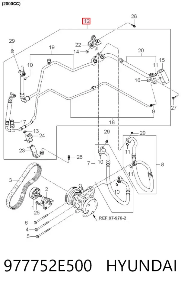  977752E500 Hyundai/Kia