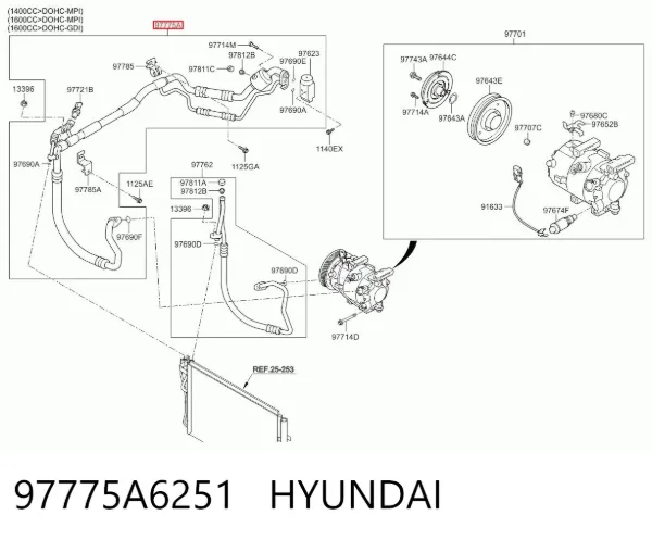  97775A6251 Hyundai/Kia