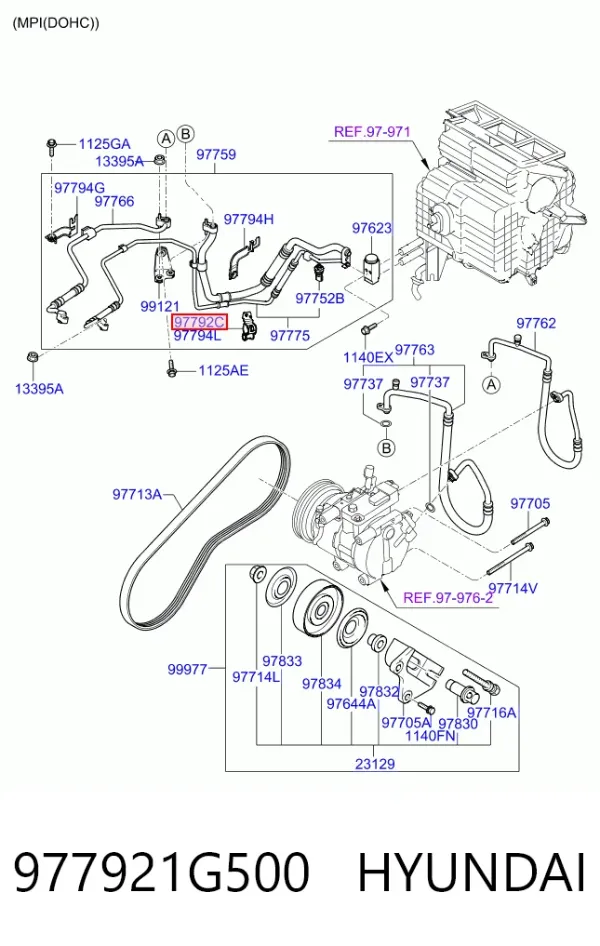  977921G500 Hyundai/Kia