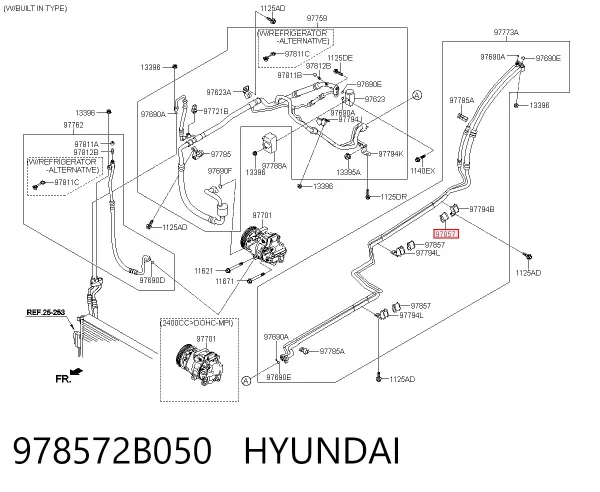  978572B050 Hyundai/Kia