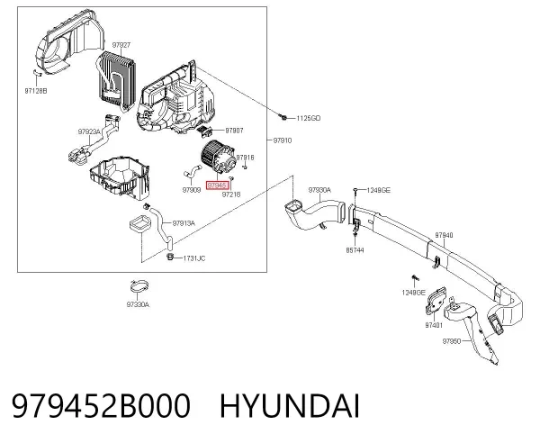  979452B000 Hyundai/Kia