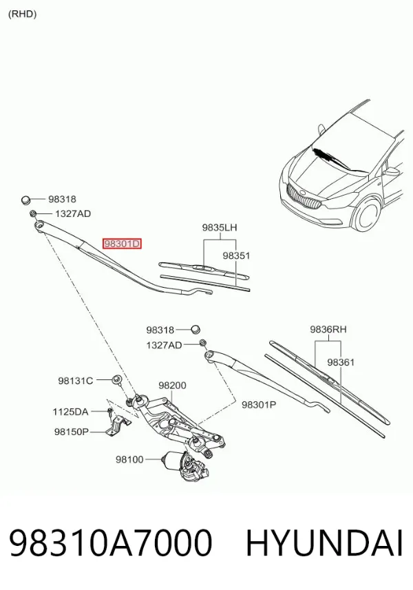  98310A7000 Hyundai/Kia