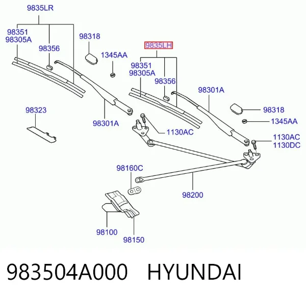  983504A000 Hyundai/Kia