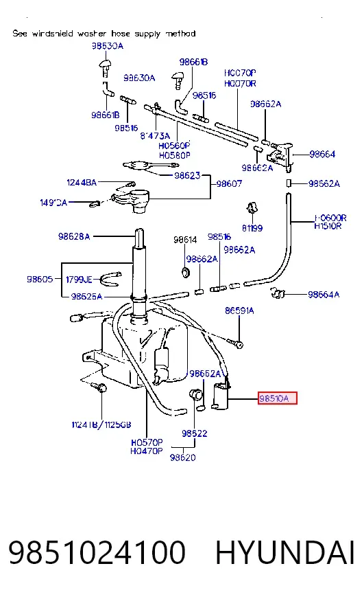 9851024100 Hyundai/Kia