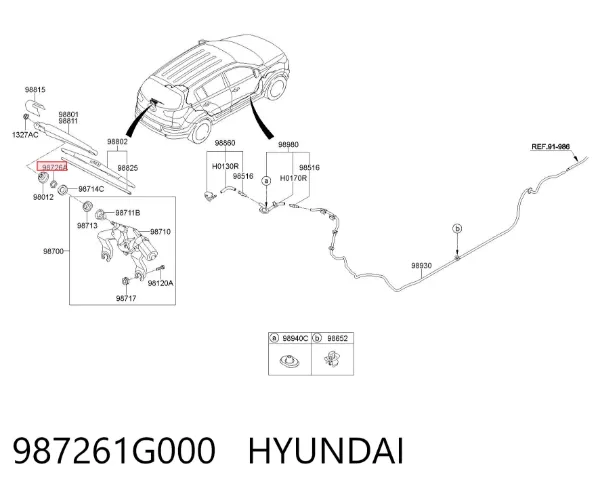  987261G000 Hyundai/Kia