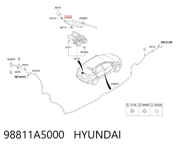  98811A5000 Hyundai/Kia