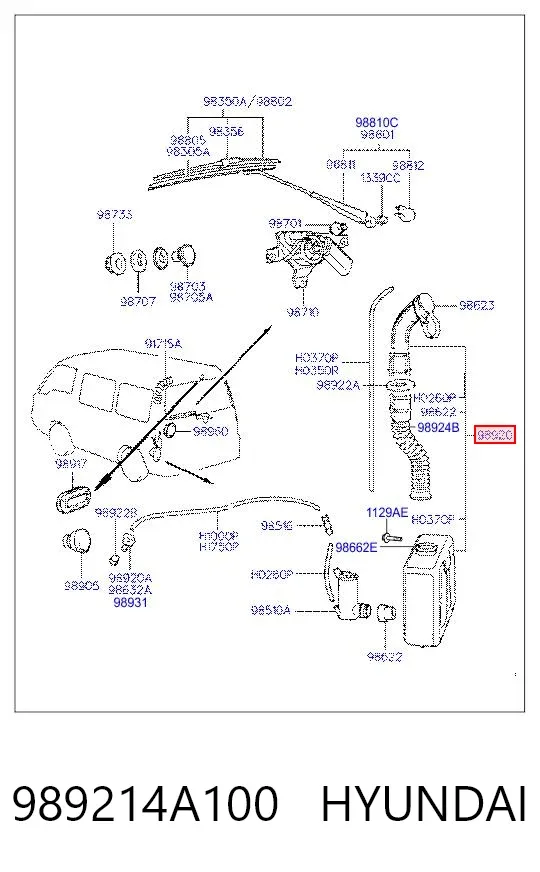  989214A100 Hyundai/Kia