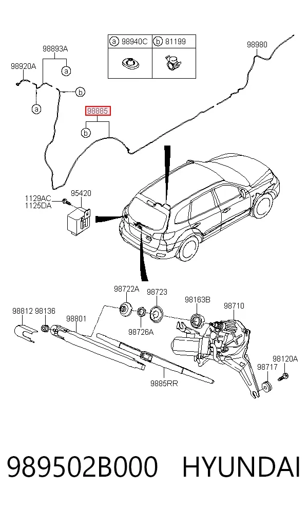  989502B000 Hyundai/Kia
