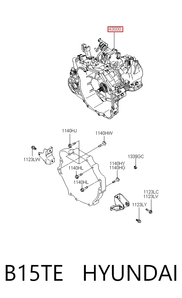 КПП B15TE Hyundai/Kia