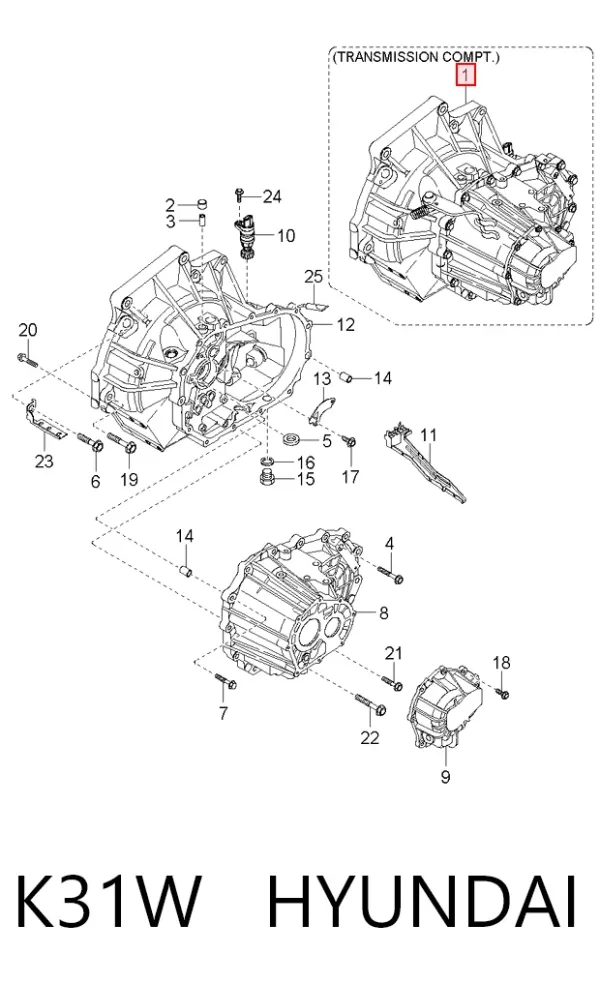 КПП K31W Hyundai/Kia