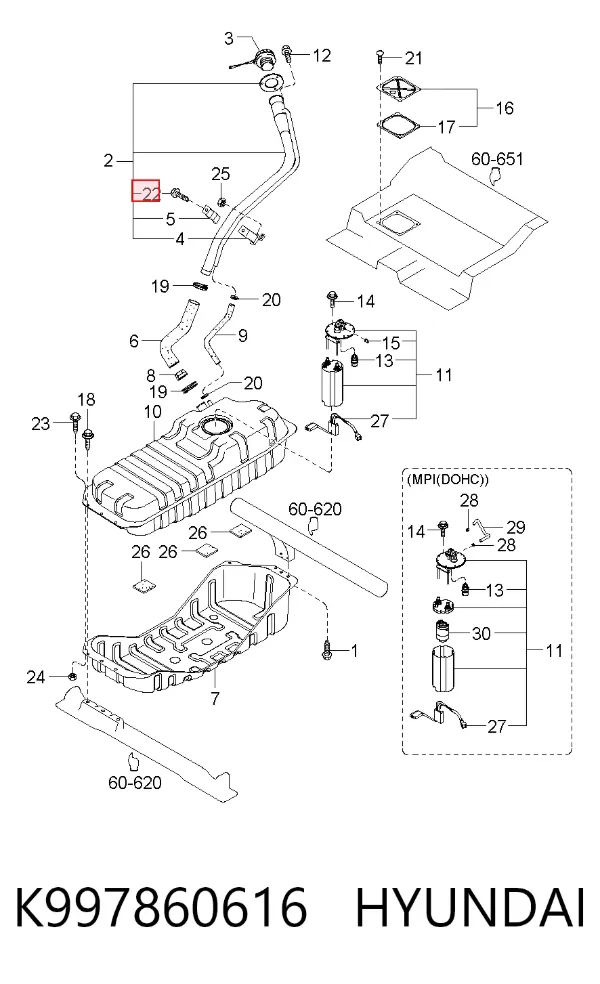 K997860616 Hyundai/Kia